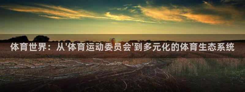 米兰体育官方正版app官网：体育世界：从\'体育运动委员会\