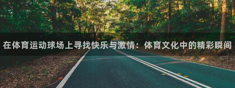 米兰体育官网下载招商电话地址：在体育运动球场上寻找快乐与激情